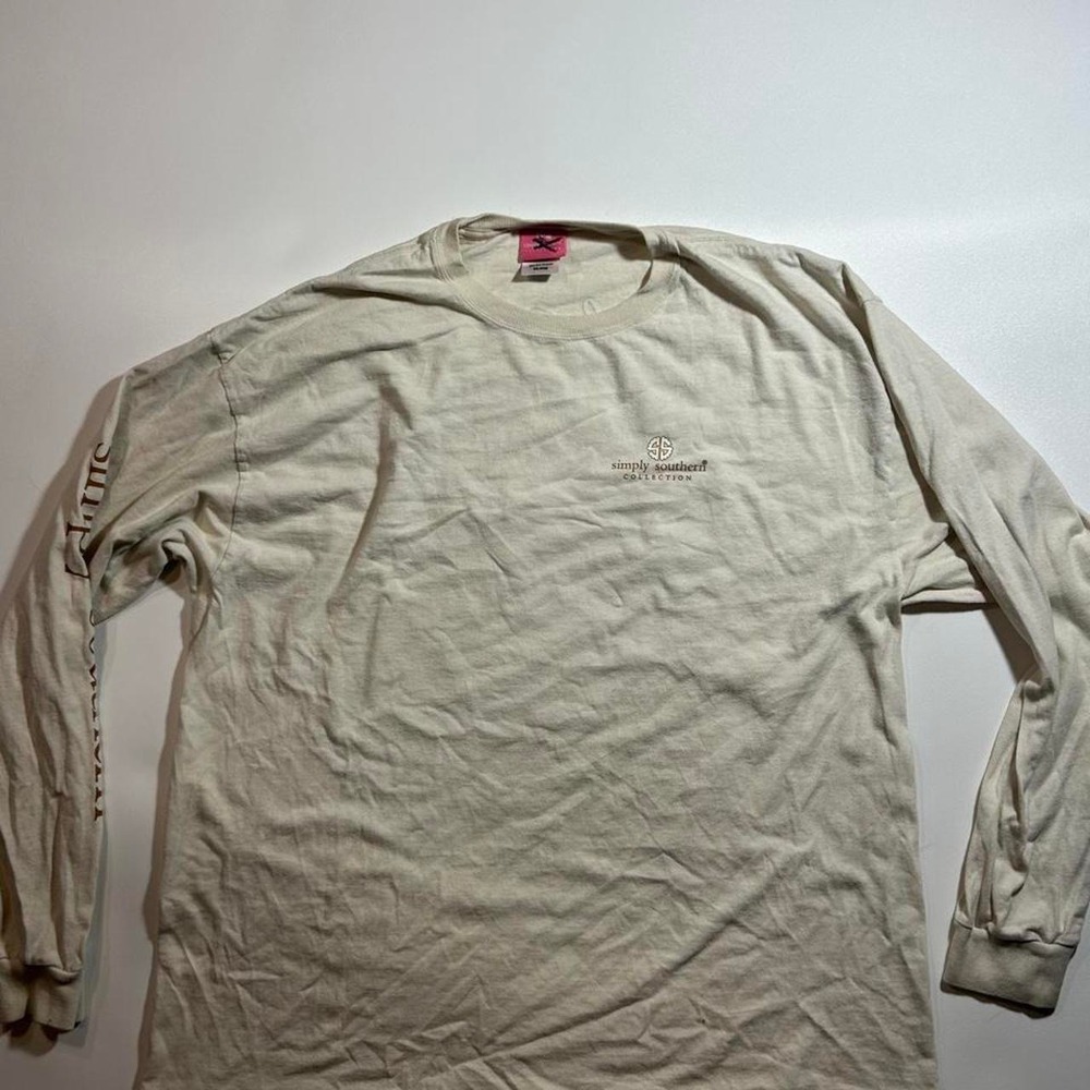 Simply Southern Simply Blessed Pumpkin Graphic Long Sleeve Shirt Womens Size XXL